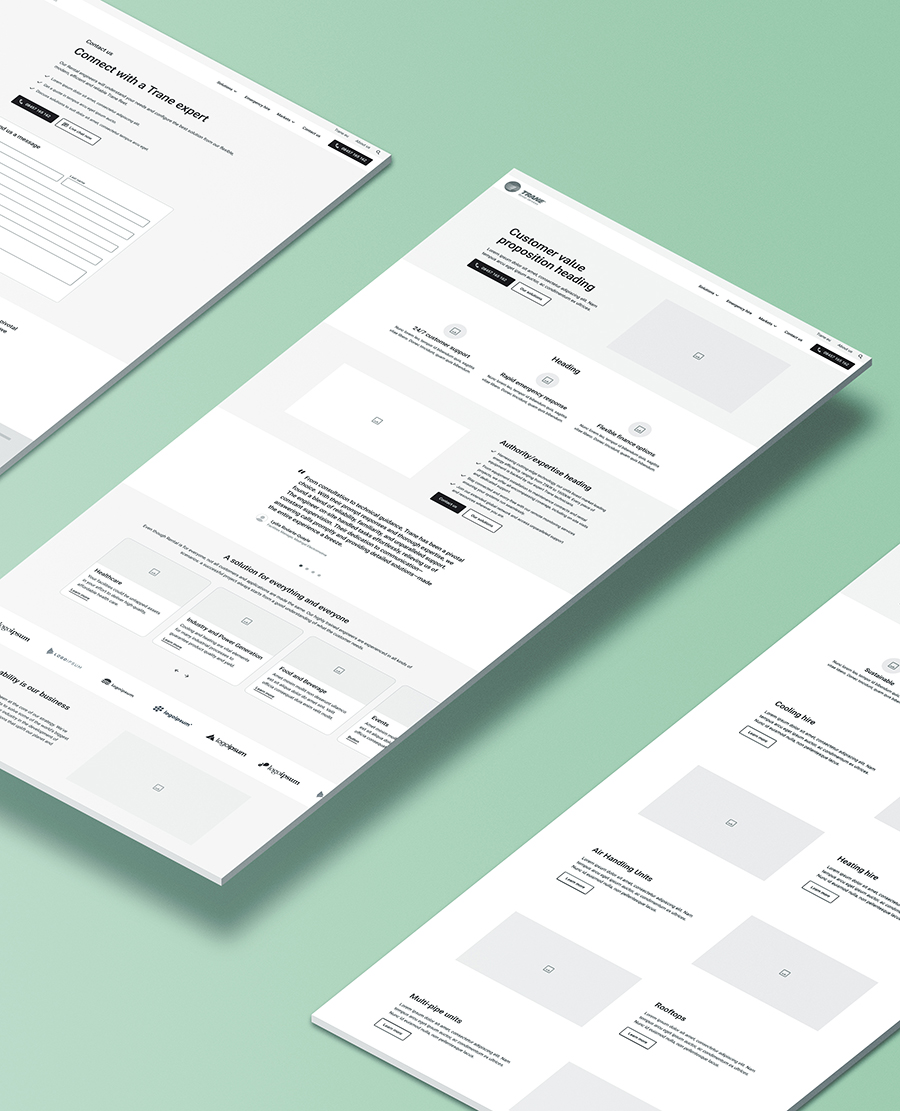 UX Wireframes