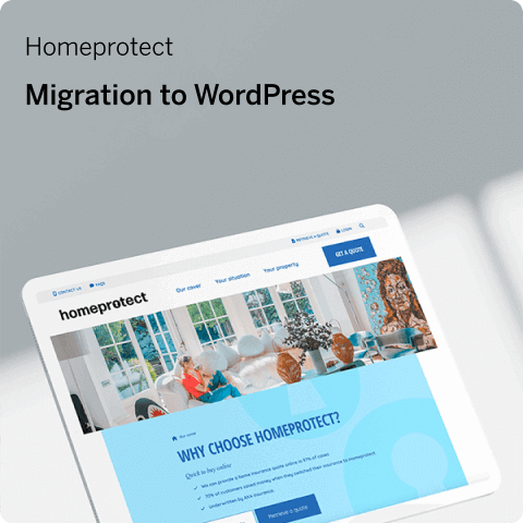 Homprotect - Migrating to WordPress