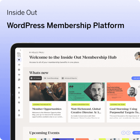 Inside Out - Membership Hub Creation