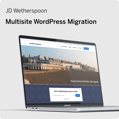 JD Wetherspoon - Revitalising the JDW websites