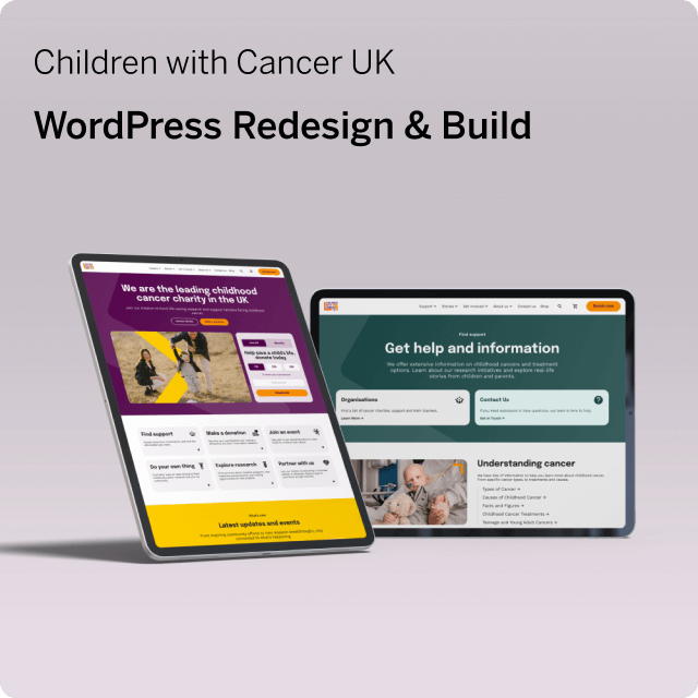 Children with Cancer UK - Website Rebuild