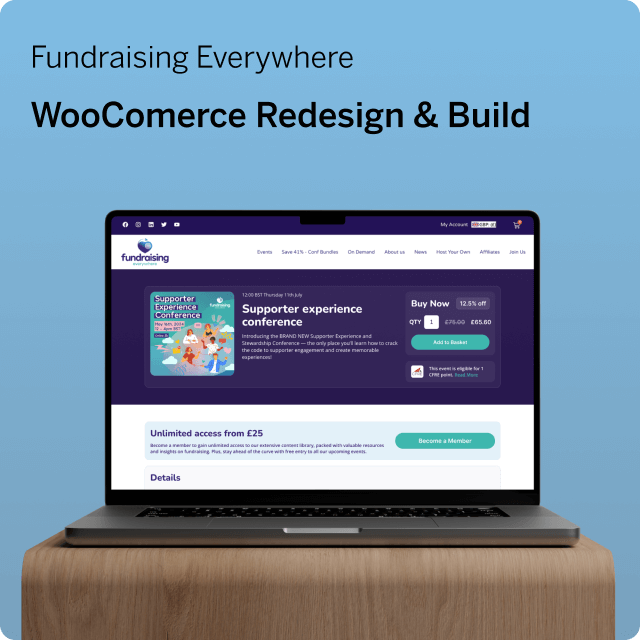 Fundraising Everywhere - WooCommerce Rebuild