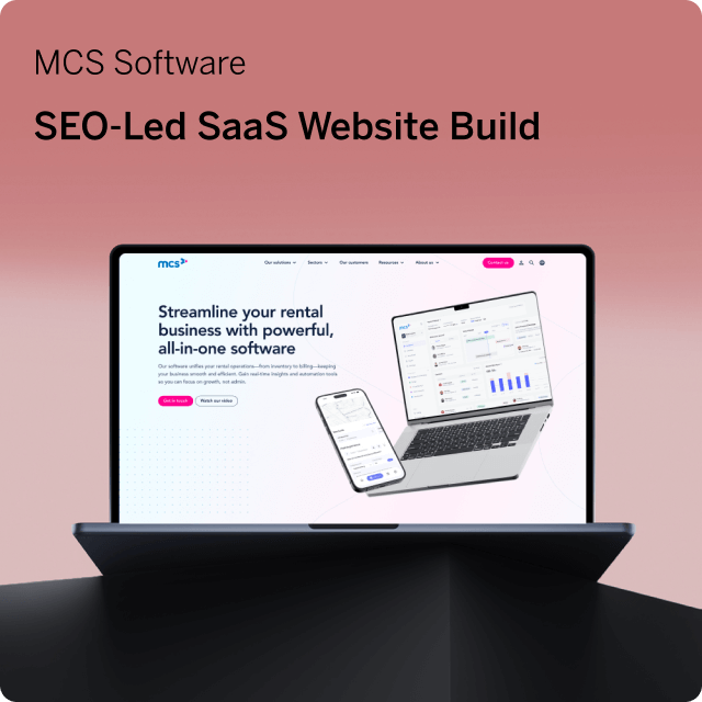 MCS Software - SEO-Led SaaS Website Build
