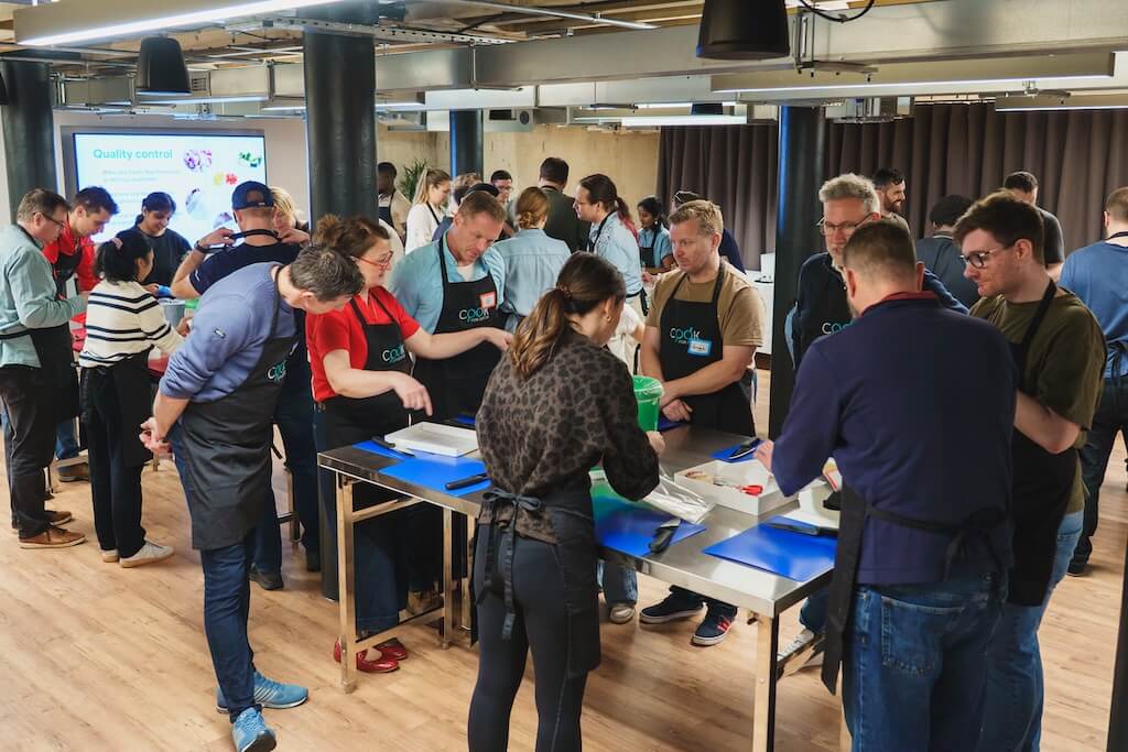 Filter team cooking workshop